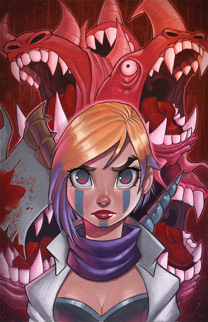 BY THE HORNS #1 SSCO CHRISSIE ZULLO VIRGIN VARIANT 2021 SCOUT COMICS