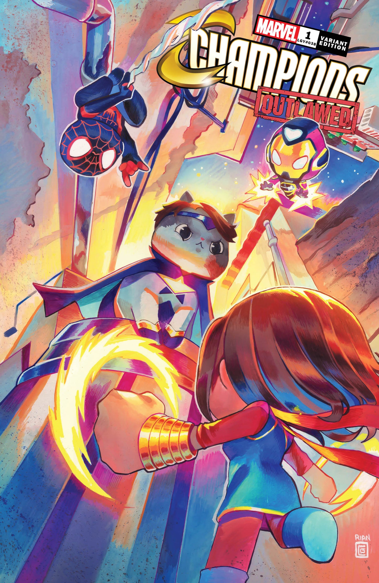 CHAMPIONS #1 SSCO RIAN GONZALES VARIANT 2020 comic MARVEL COMICS