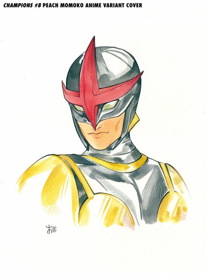 CHAMPIONS #8 MOMOKO MARVEL ANIME VARIANT 2021 Champions MARVEL COMICS