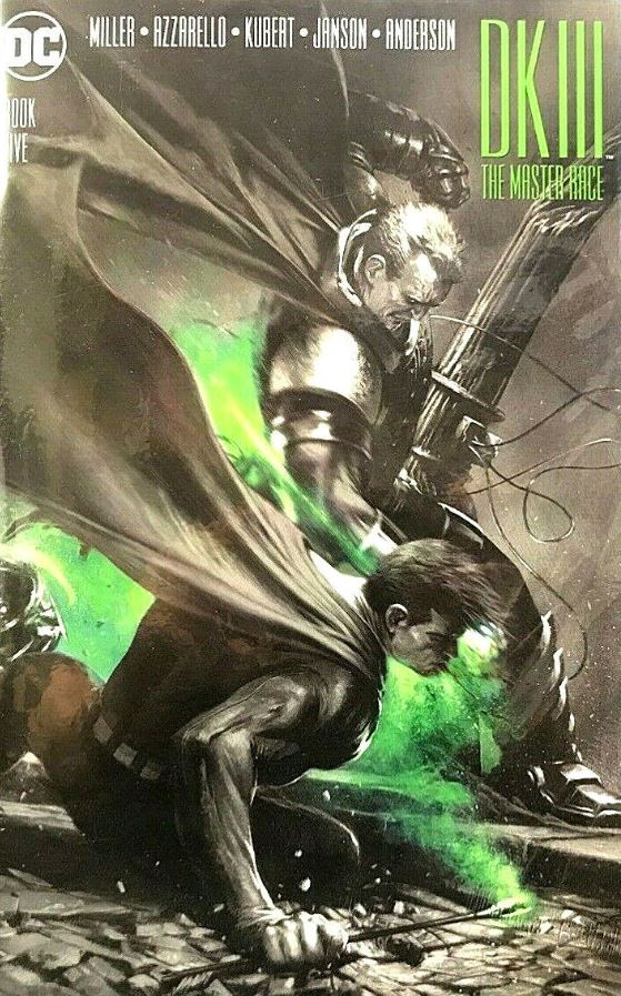 DARK KNIGHT III THE MASTER RACE #5 DELLOTTO B&W SPOT COLOR EXCLUSIVE VARIANT Batman DC COMICS