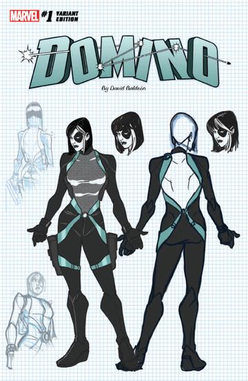 DOMINO #1 BALDEON EXCLUSIVE VARIANT 2018 X-Men MARVEL COMICS