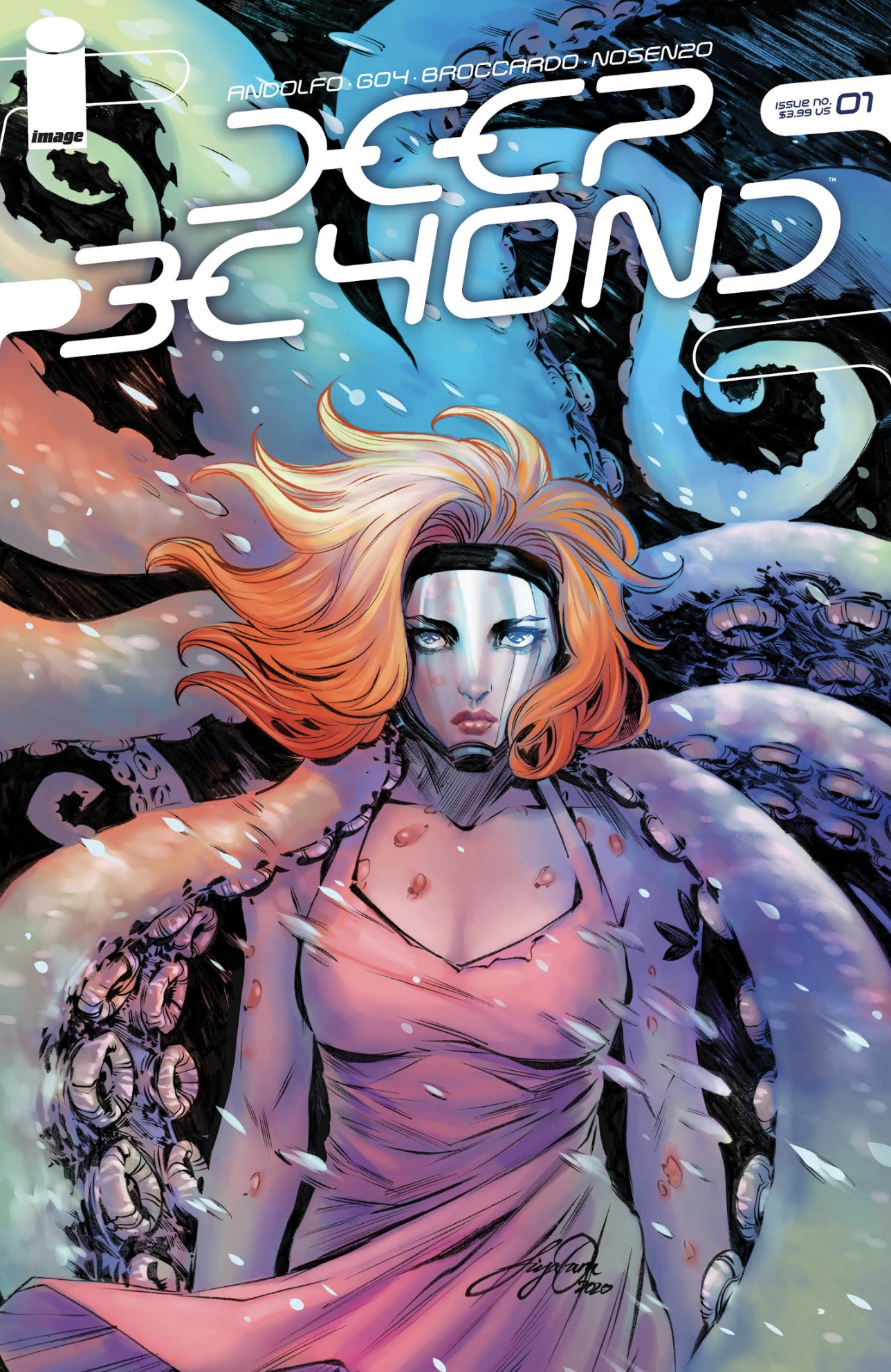 DEEP BEYOND #1 SIYA OUM EXCLUSIVE VARIANT 2021 Deep Beyond IMAGE COMICS