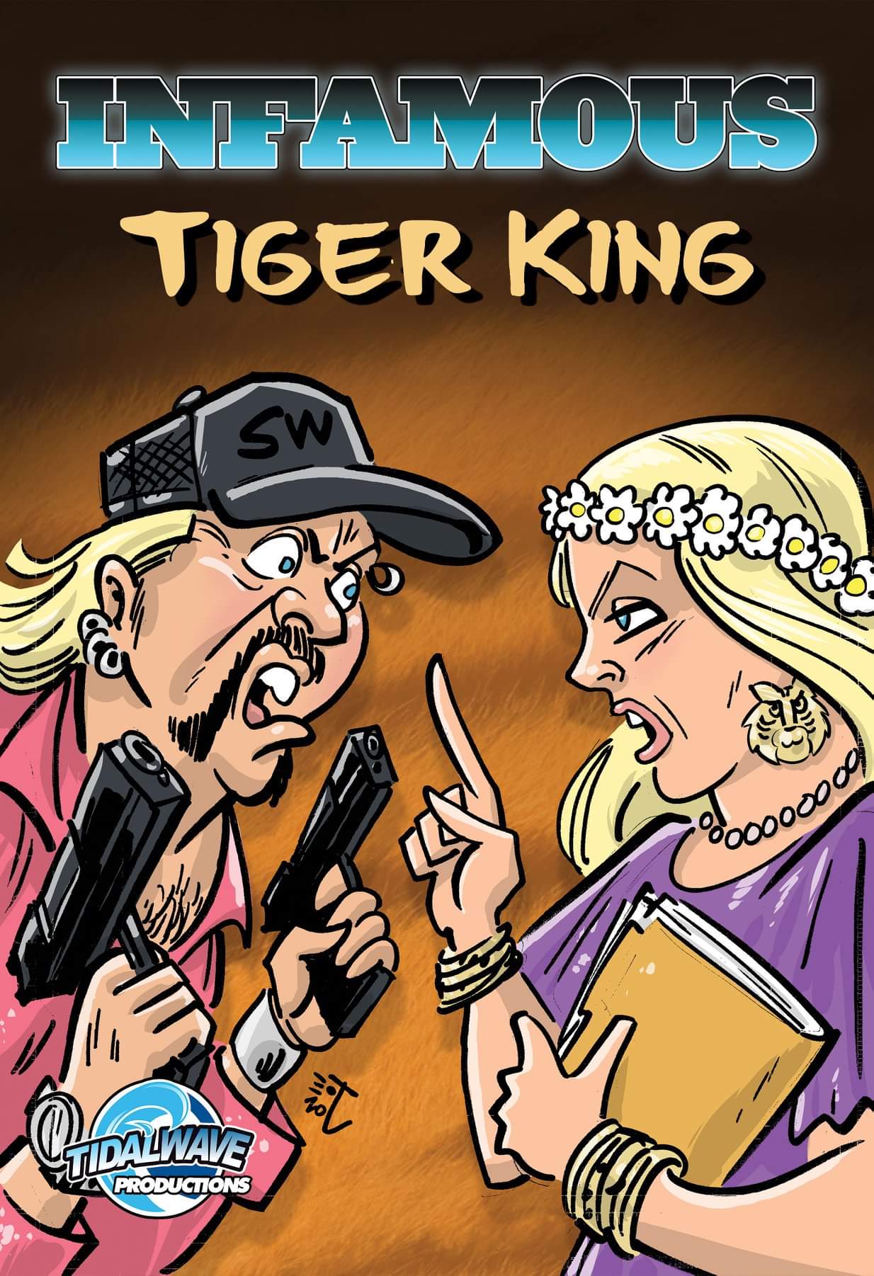 INFAMOUS TIGER KING COVER A 2020 comic book TIDALWAVE PRODUCTIONS