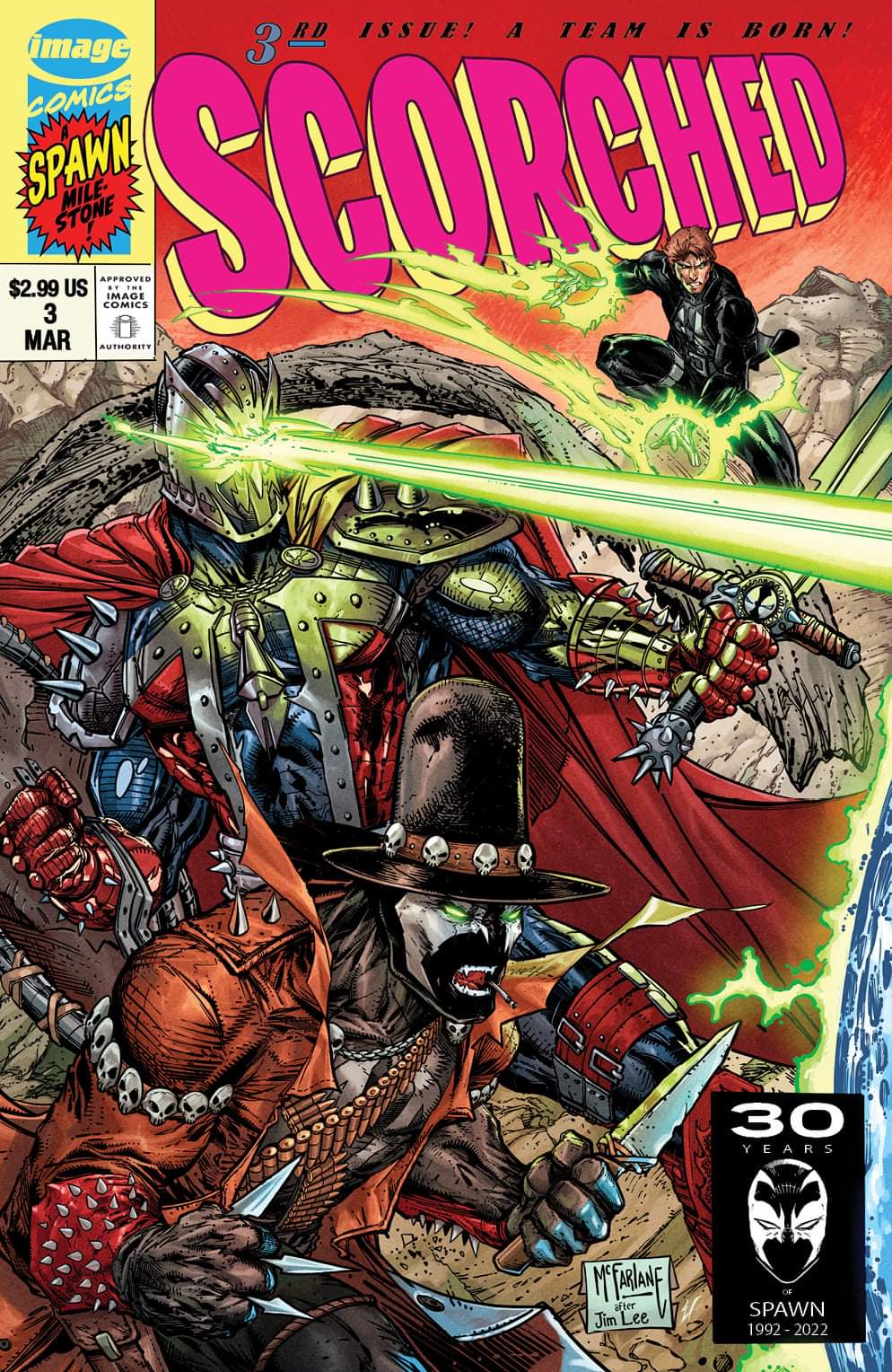 SCORCHED #3 CVR B MCFARLANE SPAWN 2022 Spawn IMAGE COMICS