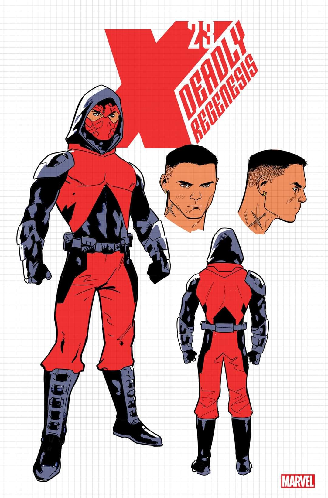 X-23 DEADLY REGENESIS #1 (OF 5) BAZALDUA DESIGN 1:10 VARIANT (1ST APP HAYMAKER) 2023 X-23 MARVEL PRH