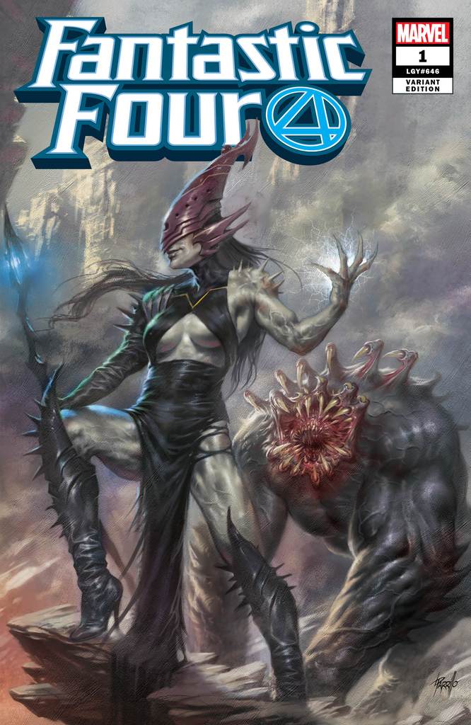 FANTASTIC FOUR #1 LUCIO PARRILLO VILLAIN EXCLUSIVE VARIANT 2018 Fantastic Four MARVEL COMICS