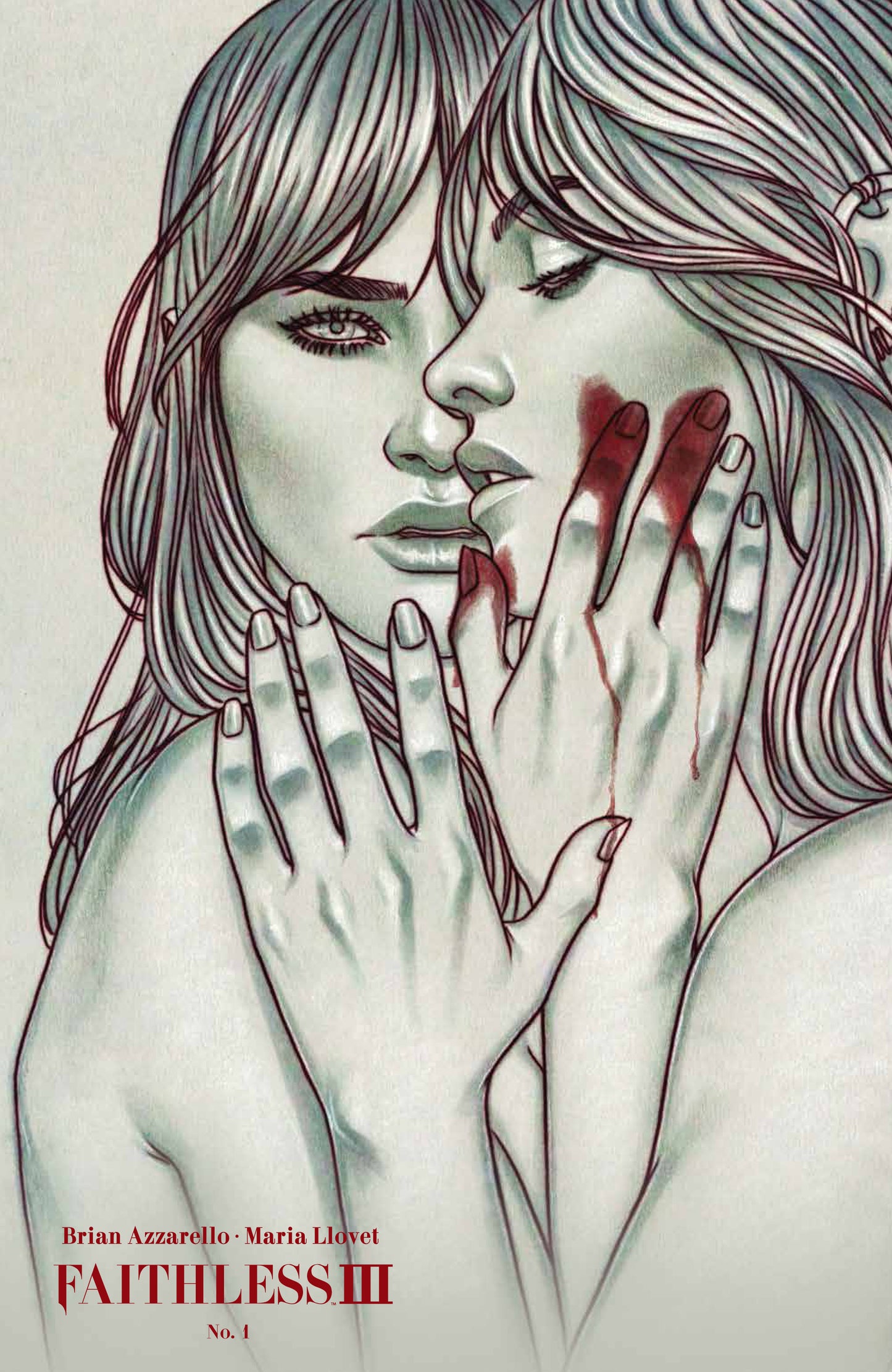 FAITHLESS III #1 SSCO SCC JENNY FRISON SKETCH COLOR SPLASH VARIANT 2022 comic book BOOM! STUDIOS