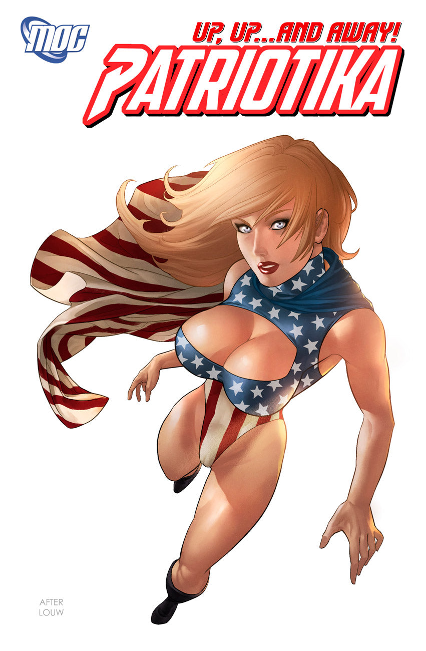 PATRIOTIKA UNITED #1 top GASTON HUGHES HOMAGE VARIANT low number 6/100!