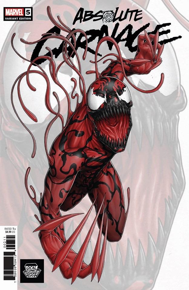 ABSOLUTE CARNAGE #5 (OF 5) LCSD 2019 VARIANT 2019 Absolute Carnage MARVEL COMICS