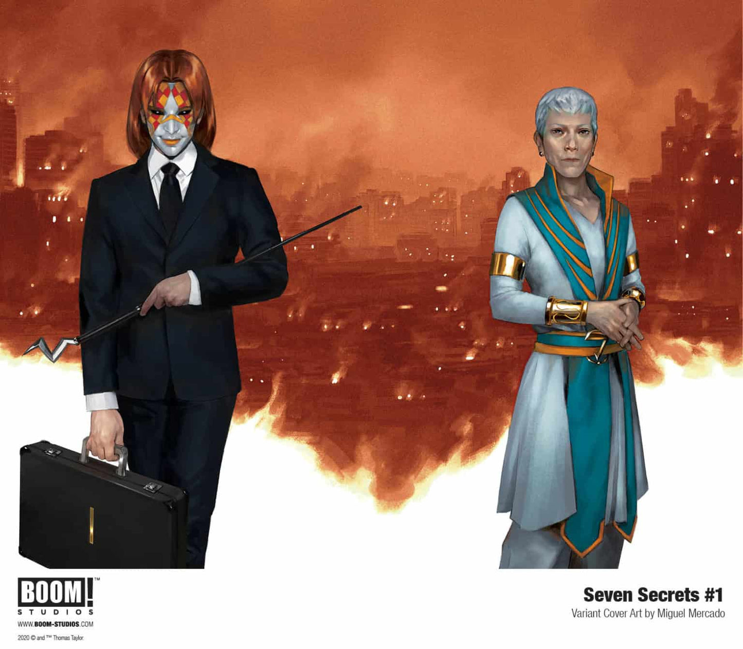 SEVEN SECRETS #1 1:25 MERCADO WRAPAROUND VARIANT 2020 comic book BOOM! STUDIOS