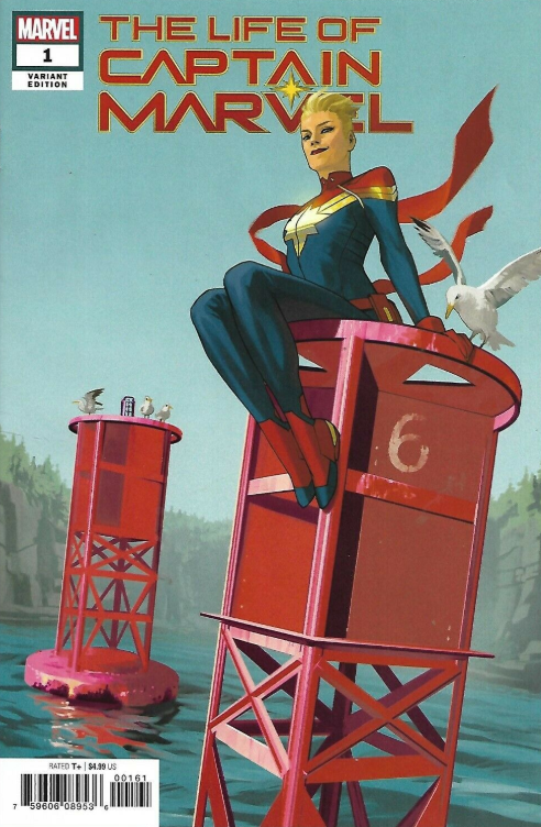 LIFE OF CAPTAIN MARVEL #1 (OF 5) STAPLES 1:50 VARIANT 2018 Captain Marvel MARVEL COMICS