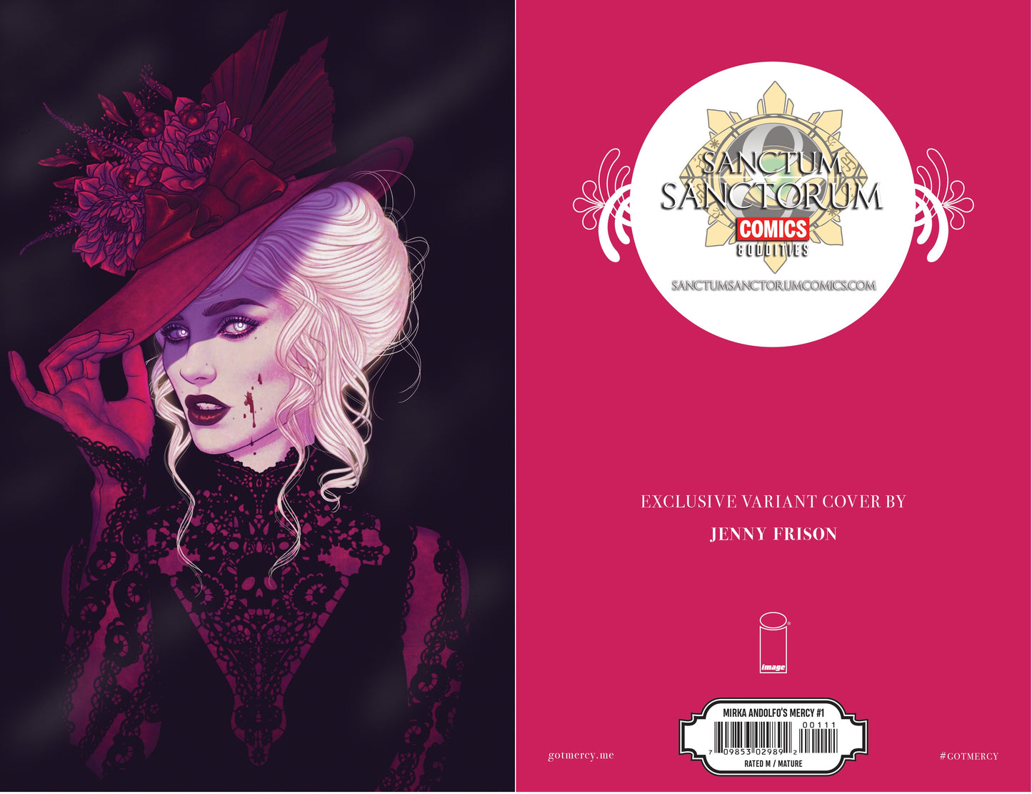 MERCY #1 SSCO JENNY FRISON FOIL VIRGIN VARIANT 2020 comic book IMAGE COMICS