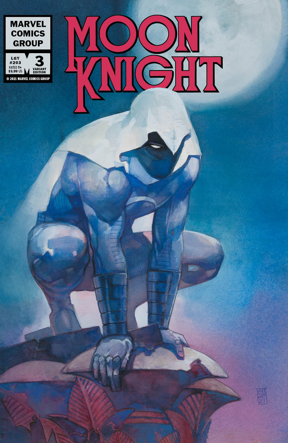 MOON KNIGHT #3 ALEX MALEEV EXCLUSIVE VARIANT 2021 Moon Knight MARVEL COMICS