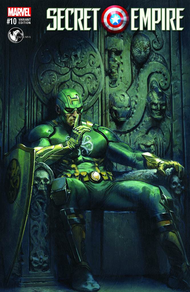 SECRET EMPIRE #10 DELLOTTO EXCLUSIVE VARIANT 2017 Secret Empire MARVEL COMICS