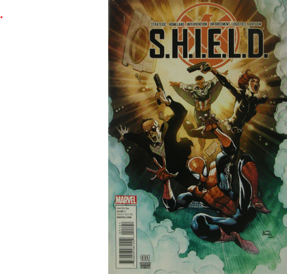 SHIELD #1 STEGMAN VARIANT comic book MARVEL COMICS