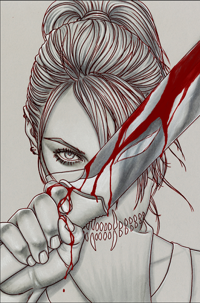 SOMETHING IS KILLING CHILDREN #1 B&W SPOT COLOR VIRGIN FRISON SSCO VARIANT 2019 Something is Killing the Children BOOM! STUDIOS