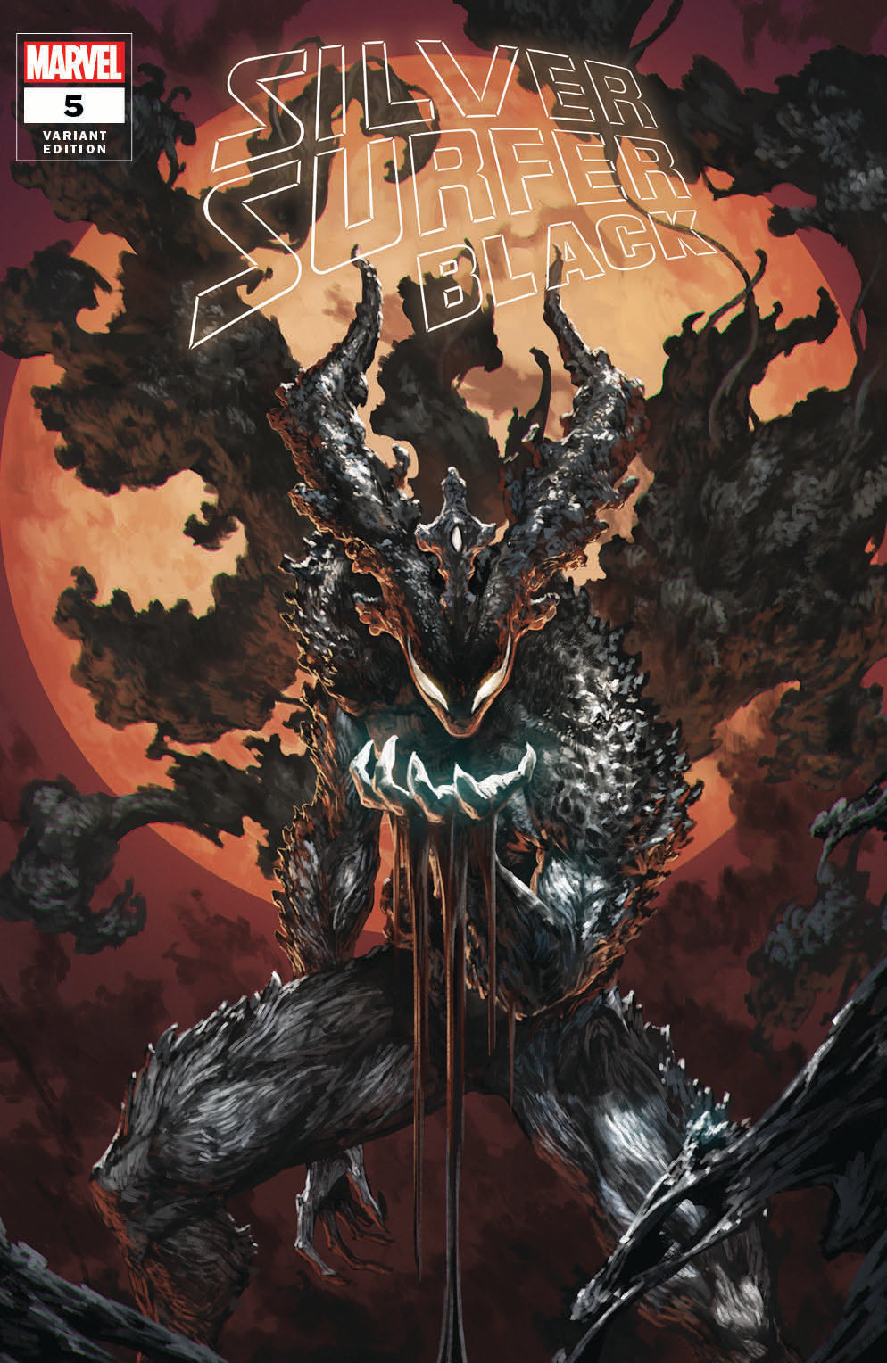 SILVER SURFER BLACK #5 (OF 5) SSCO SKAN VOID KNIGHT VARIANT 2019 Silver Surfer MARVEL COMICS