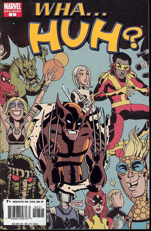 WHA HUH #1 ONE SHOPT JIM MAHFOOD 2005 MARVEL COMICS