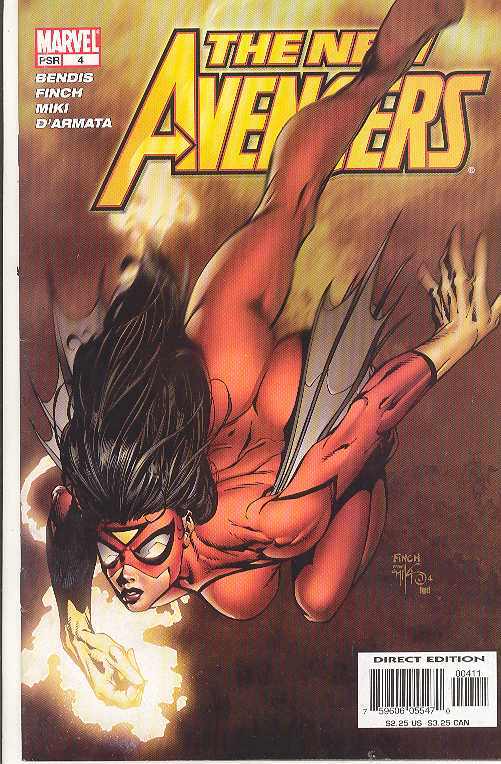 NEW AVENGERS #4 (1ST APP MARIA HILL) 2005 New Avengers MARVEL COMICS