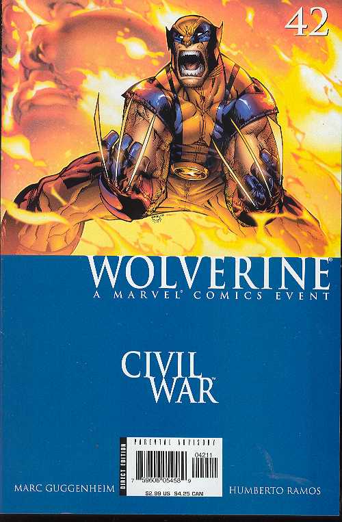 WOLVERINE #42 RAMOS 2006 MARVEL COMICS