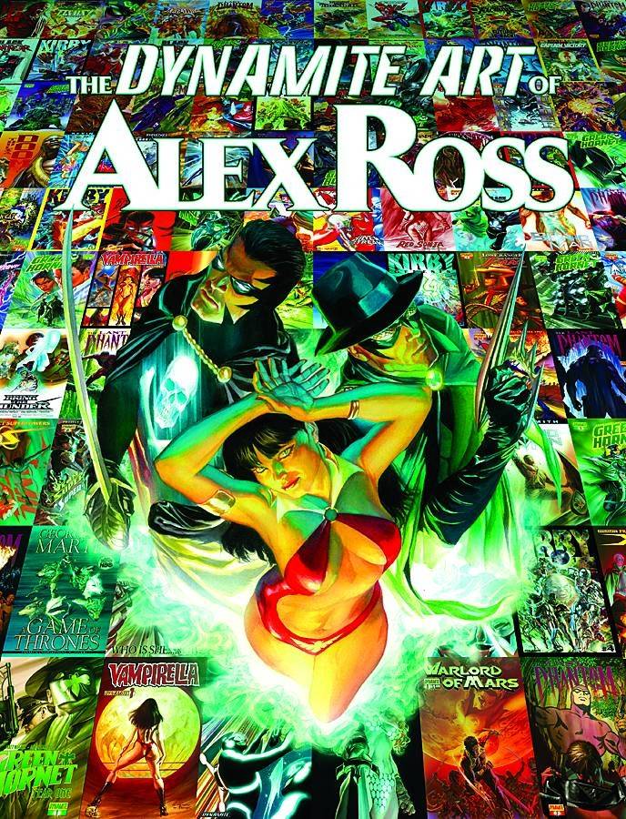 DYNAMITE ART OF ALEX ROSS HC trade paperback MARVEL COMICS