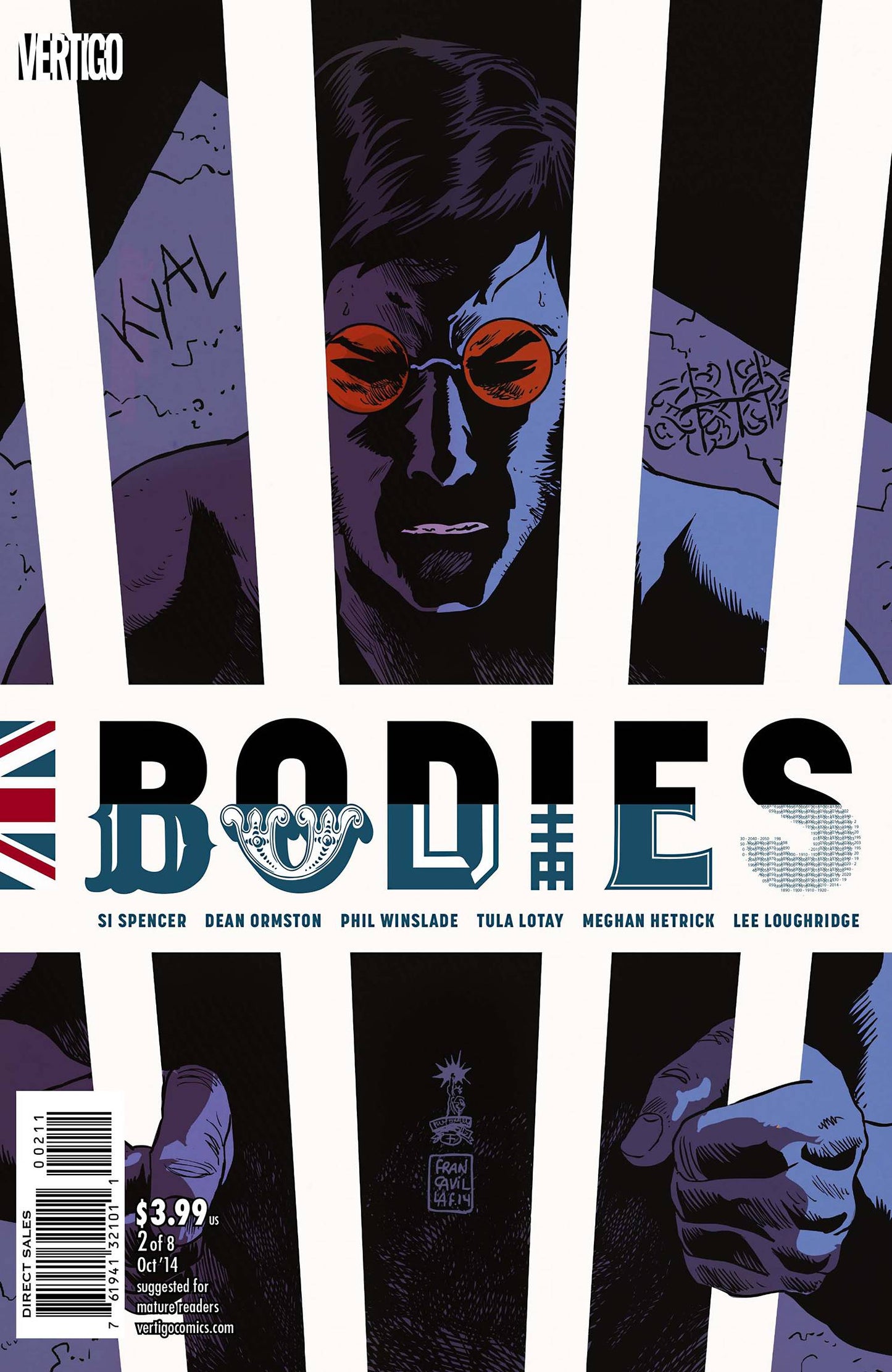 BODIES #2 (OF 8) 2014 COMIC BOOK DC COMICS
