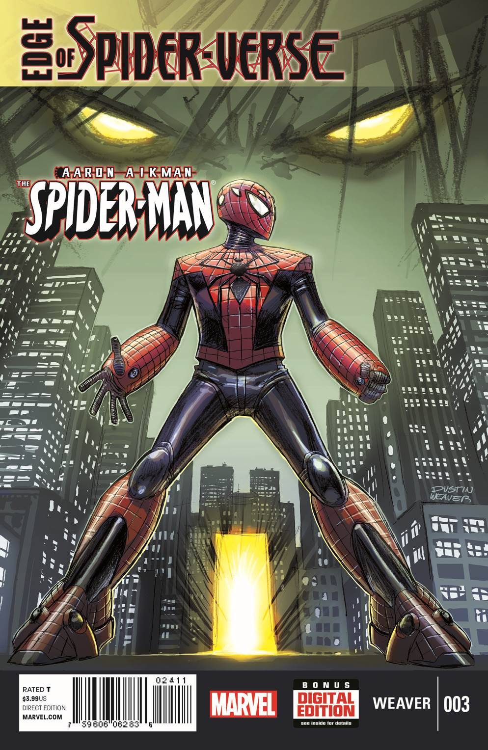 EDGE OF SPIDER-VERSE #3 2014 (1ST APP AARON AIKMAN) MARVEL COMICS