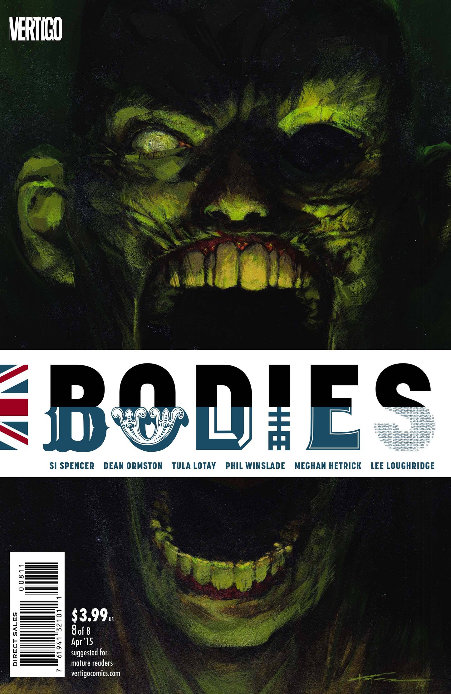 BODIES #8 (OF 8) 2015 COMIC BOOK DC COMICS