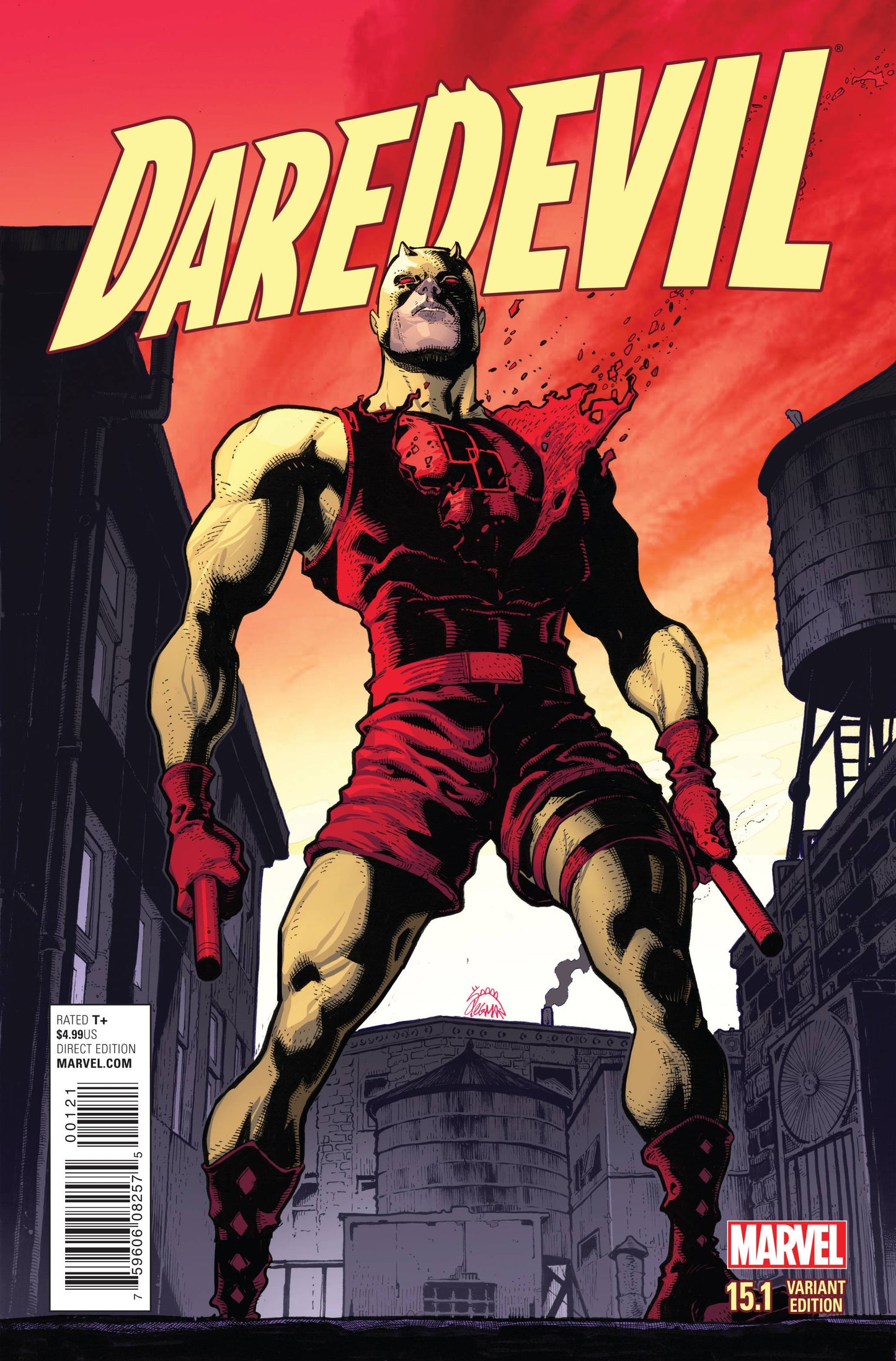 DAREDEVIL #15.1 STEGMAN VARIANT 2015 Daredevil MARVEL COMICS