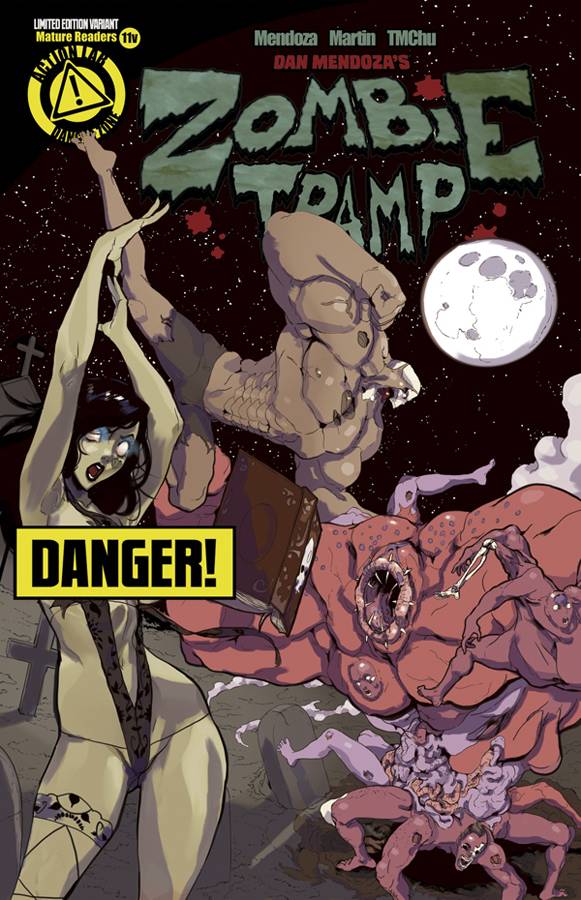 ZOMBIE TRAMP #11 RISQUE VARIANT (MR) 2015 Zombie Tramp ACTION LAB - DANGER ZONE