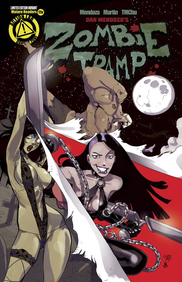 ZOMBIE TRAMP ONGOING #11 VAMPBLADE VARIANT (MR) 2015 Zombie Tramp ACTION LAB - DANGER ZONE
