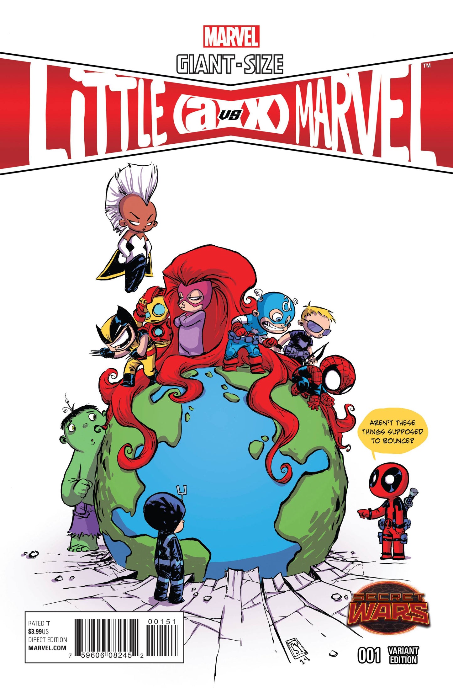 GIANT SIZE LITTLE MARVEL AVX #1 AVENGERS X-MEN SKOTTIE YOUNG 1:20 VARIANT Avengers MARVEL COMICS