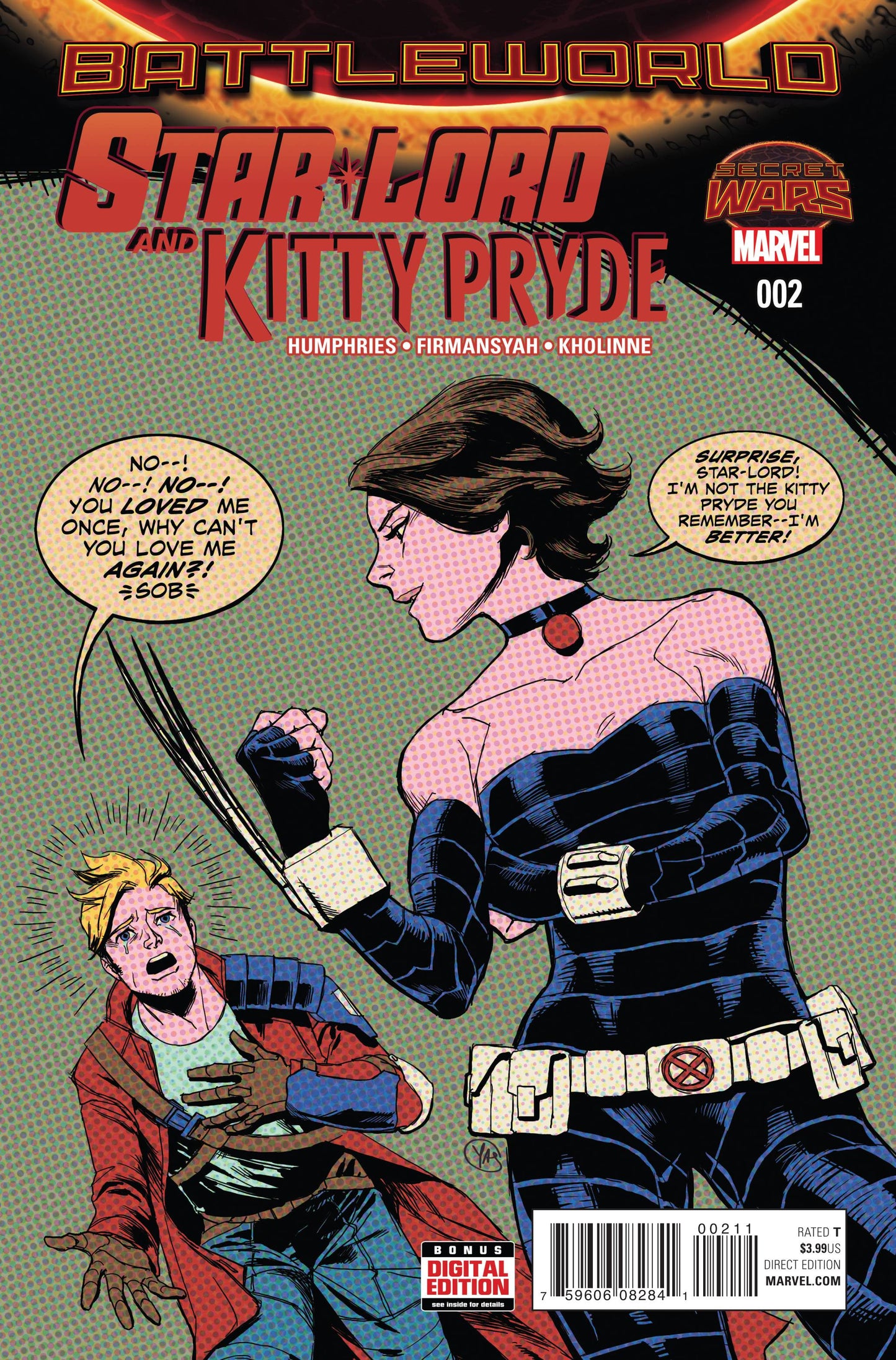 STAR-LORD AND KITTY PRYDE #2 2015 X-Men MARVEL COMICS