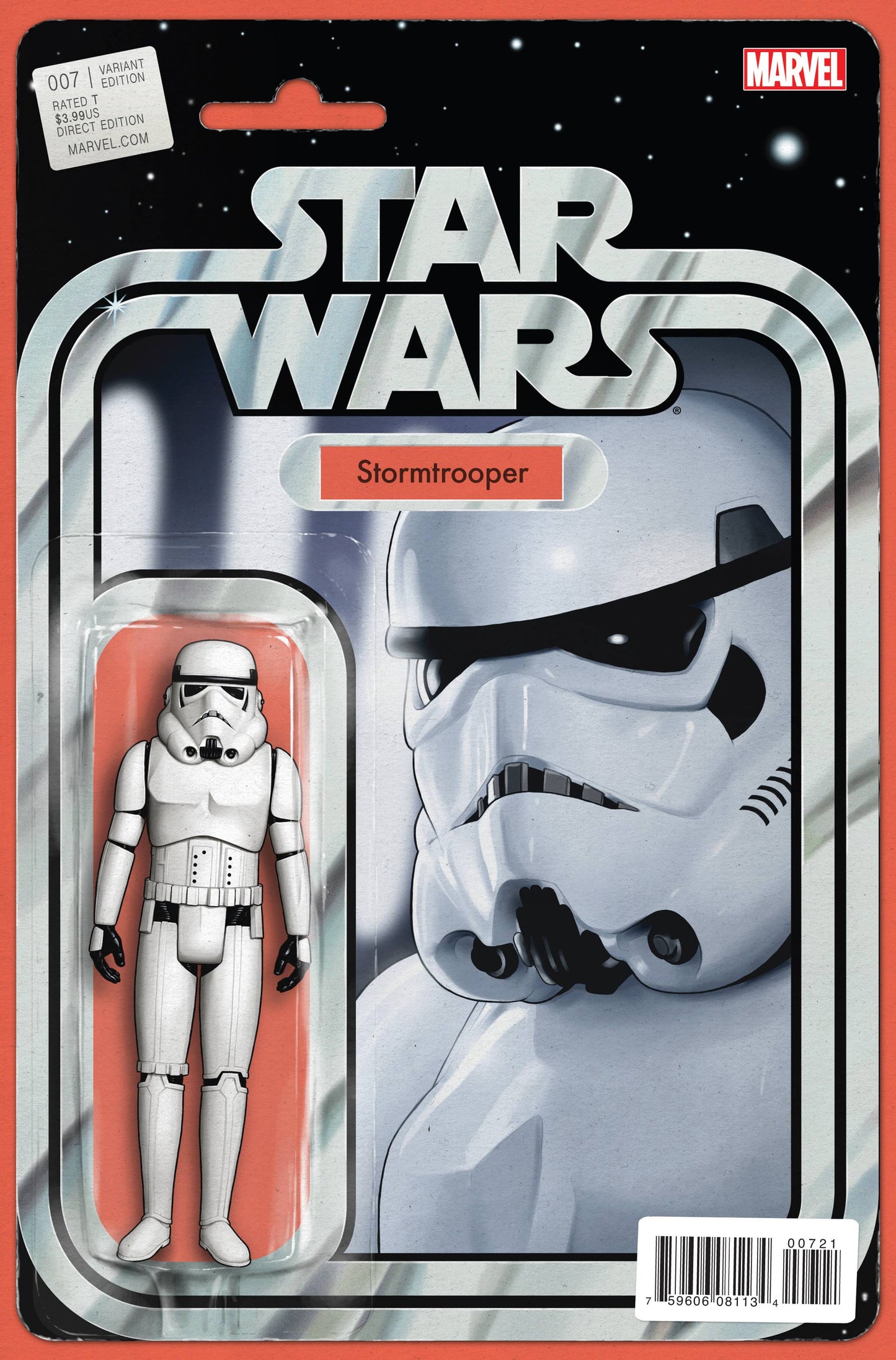 STAR WARS #7 CHRISTOPHER ACTION FIGURE STORMTROOPER VARIANT 2015 Star Wars MARVEL COMICS