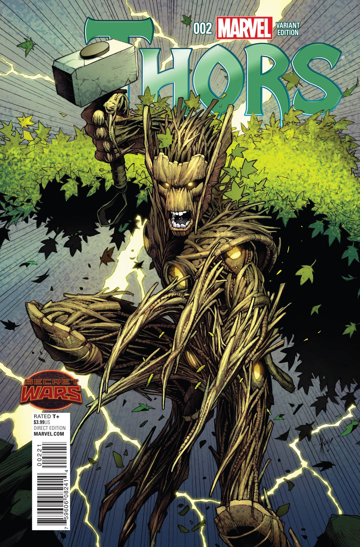 THORS #2 KEOWN VARIANT 2015 comic book MARVEL COMICS