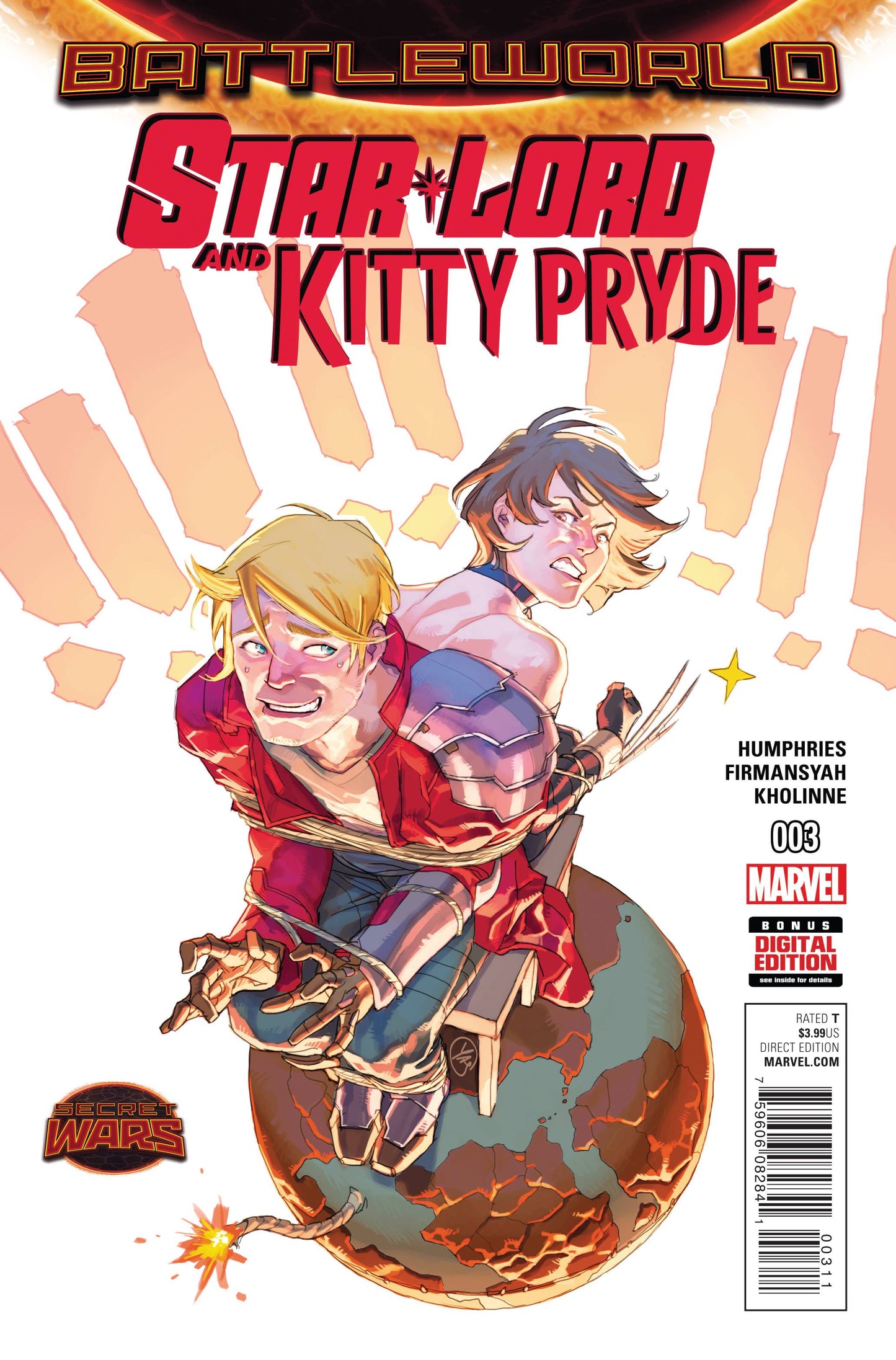 STAR-LORD AND KITTY PRYDE #3 2015 comic book MARVEL COMICS