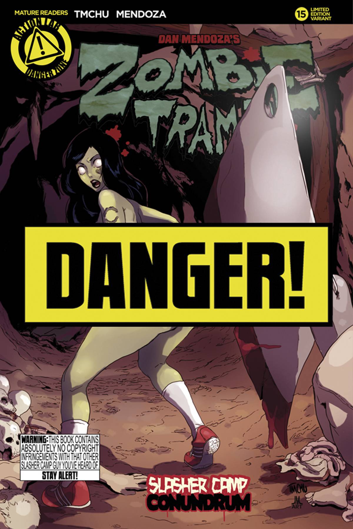 ZOMBIE TRAMP ONGOING #16 RISQUE VARIANT (MR) 2015 Zombie Tramp ACTION LAB - DANGER ZONE