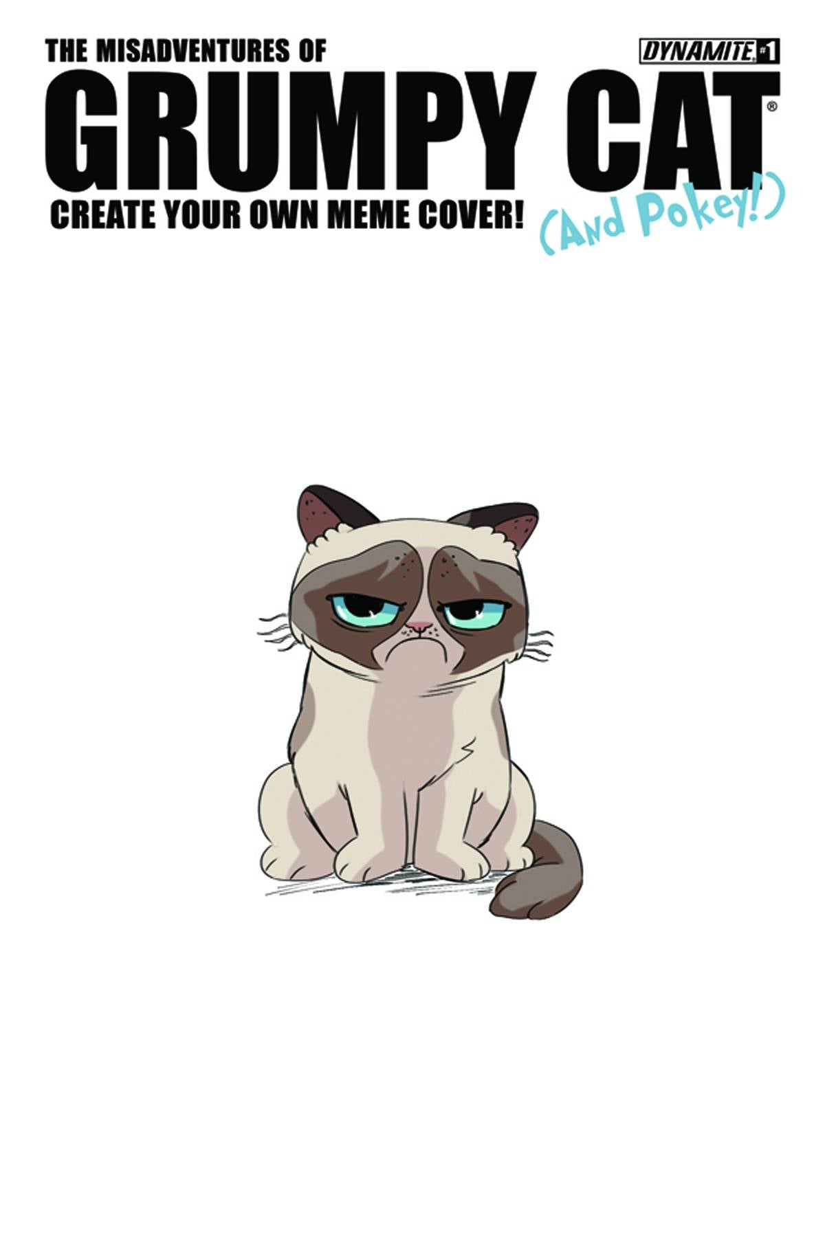 GRUMPY CAT #1 (OF 3) CVR F CREATE YOUR OWN MEME ED 2015 Grumpy Cat DYNAMITE