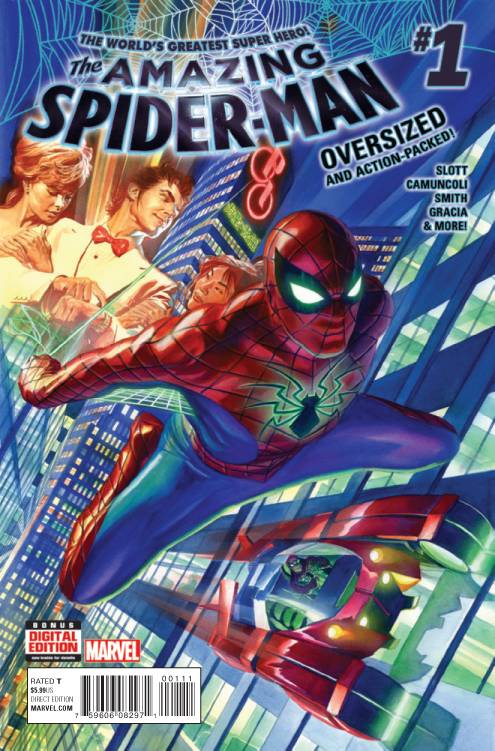 AMAZING SPIDER-MAN #1 ALEX ROSS 2015 Amazing Spider-Man MARVEL COMICS