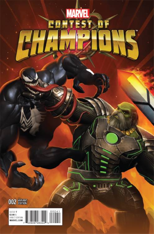 CONTEST OF CHAMPIONS #2 GAME 1:10 VARIANT 2015 comic books MARVEL COMICS