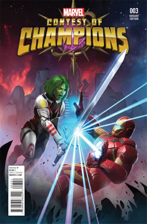 CONTEST OF CHAMPIONS #3 GAME 1:10 VARIANT 2015 comic books MARVEL COMICS