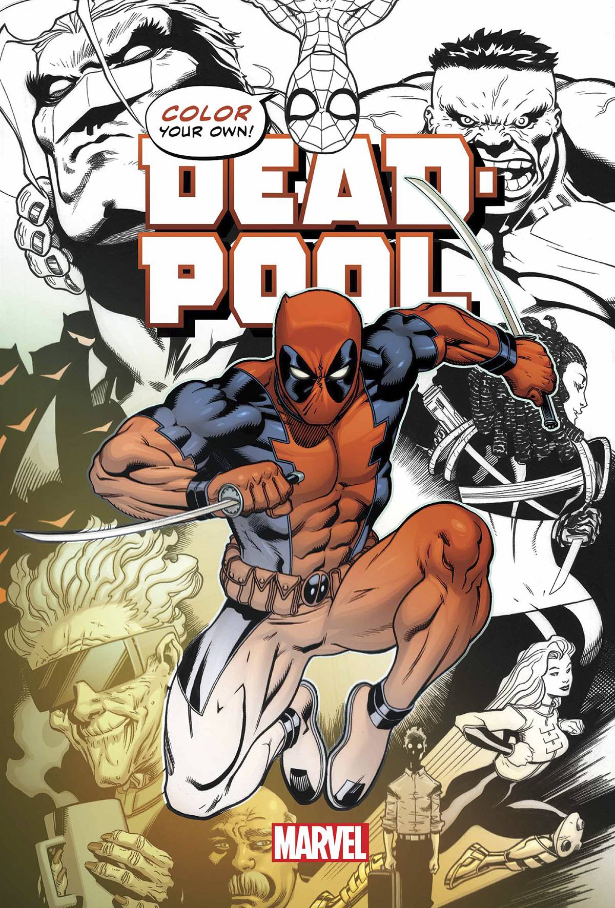 COLOR YOUR OWN DEADPOOL TP Deadpool MARVEL COMICS
