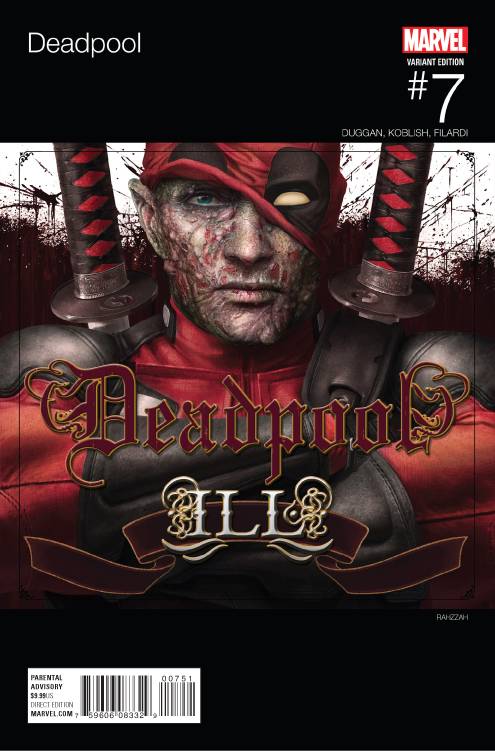 DEADPOOL #7 RAHZZAH HIP HOP VARIANT 2016 Deadpool MARVEL COMICS