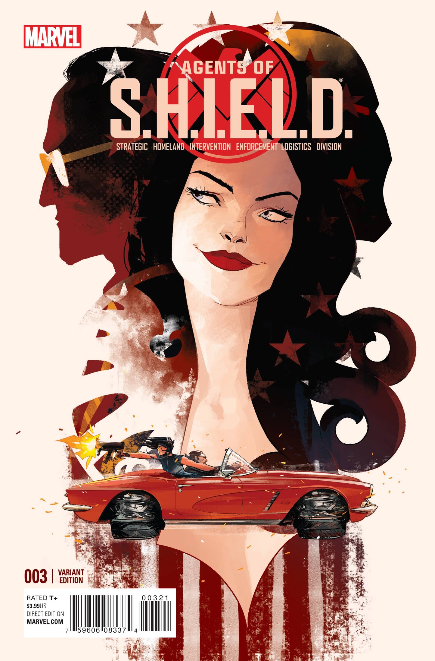 AGENTS OF SHIELD #3 Schmidt VARIANT 2016 comic book MARVEL COMICS