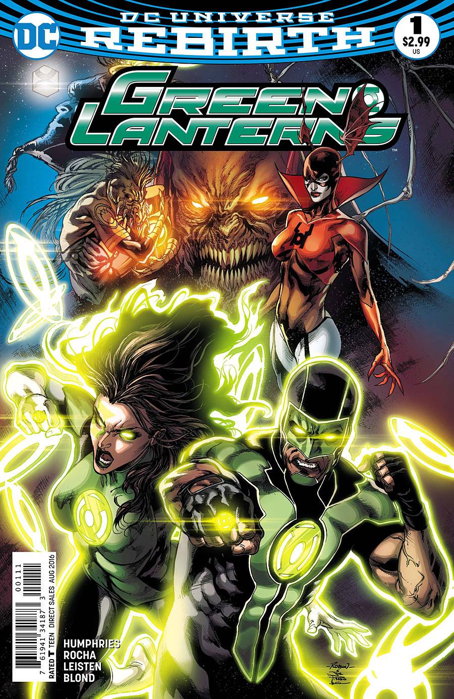 GREEN LANTERNS #1 REBIRTH 2016 Green Lantern DC COMICS