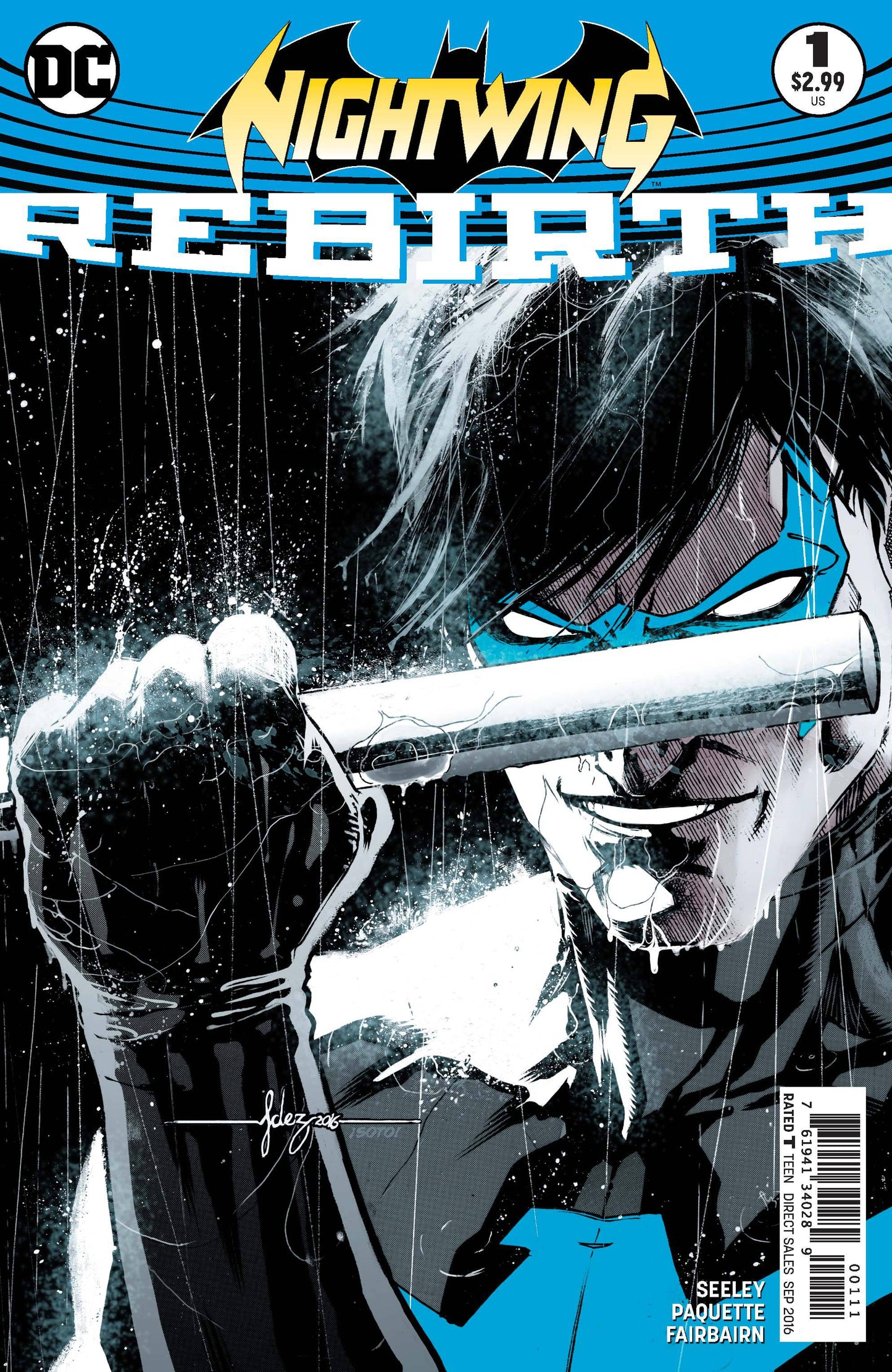NIGHTWING REBIRTH #1 2016 comic book DC COMICS