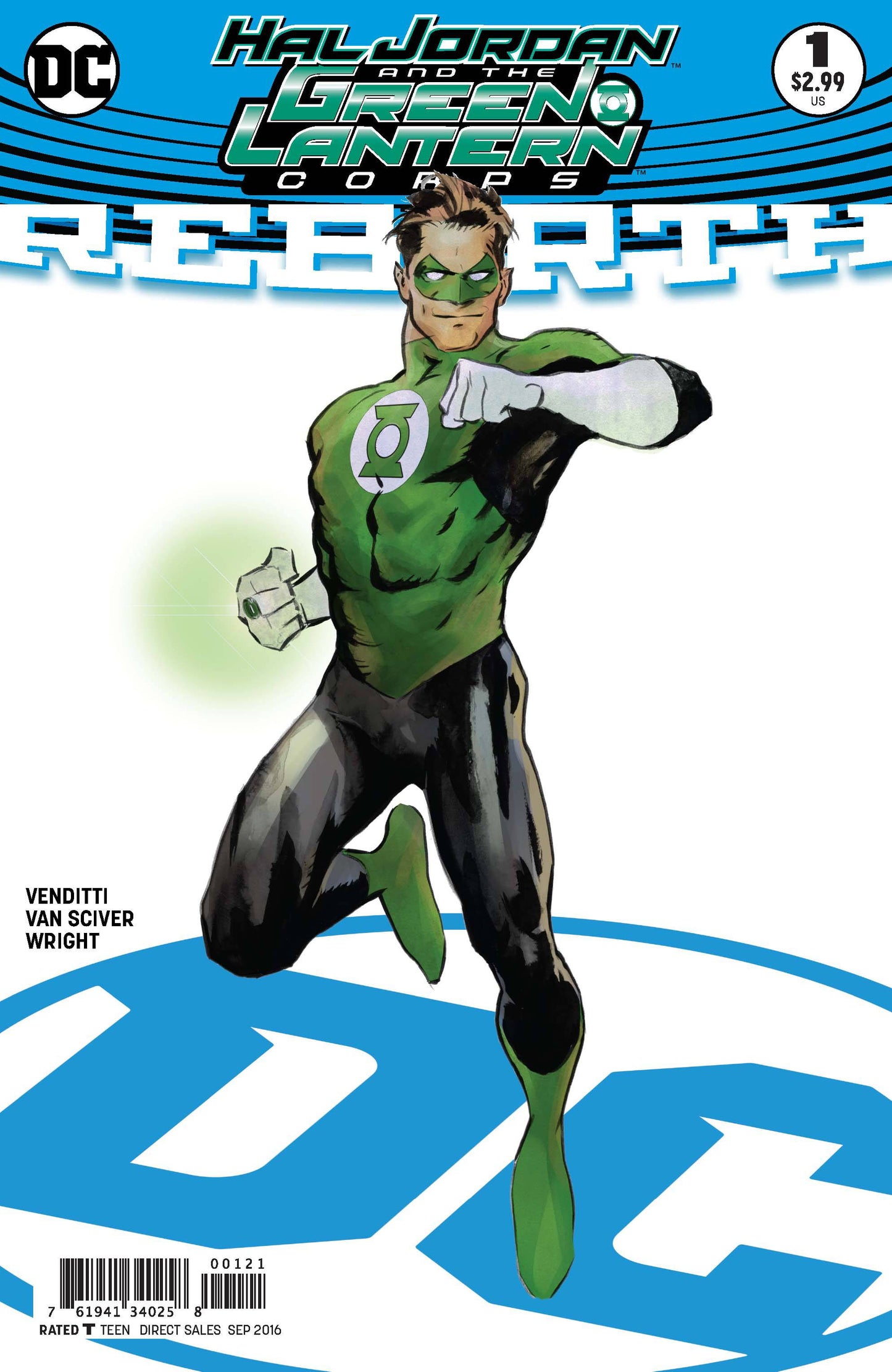 HAL JORDAN AND THE GREEN LANTERN CORPS REBIRTH #1 VARIANT 2016 comic book DC COMICS