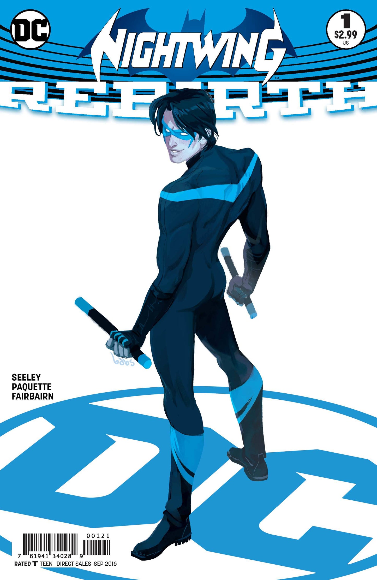 NIGHTWING REBIRTH #1 VARIANT 2016 comic book DC COMICS