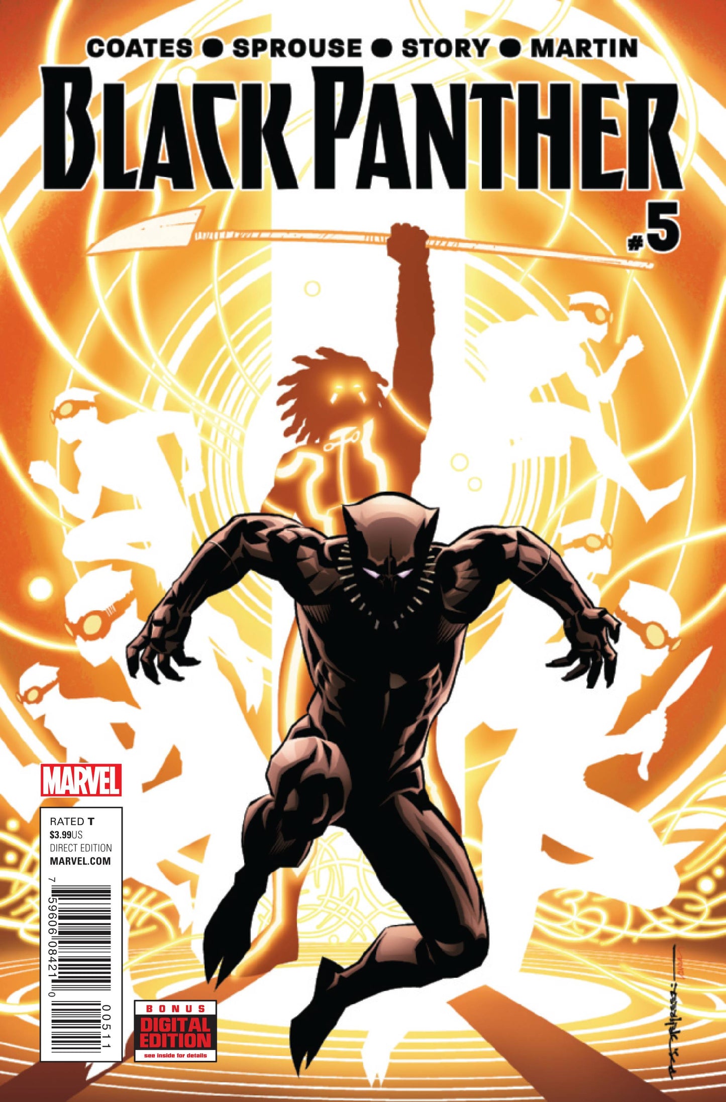BLACK PANTHER #5 2016 comic books MARVEL COMICS