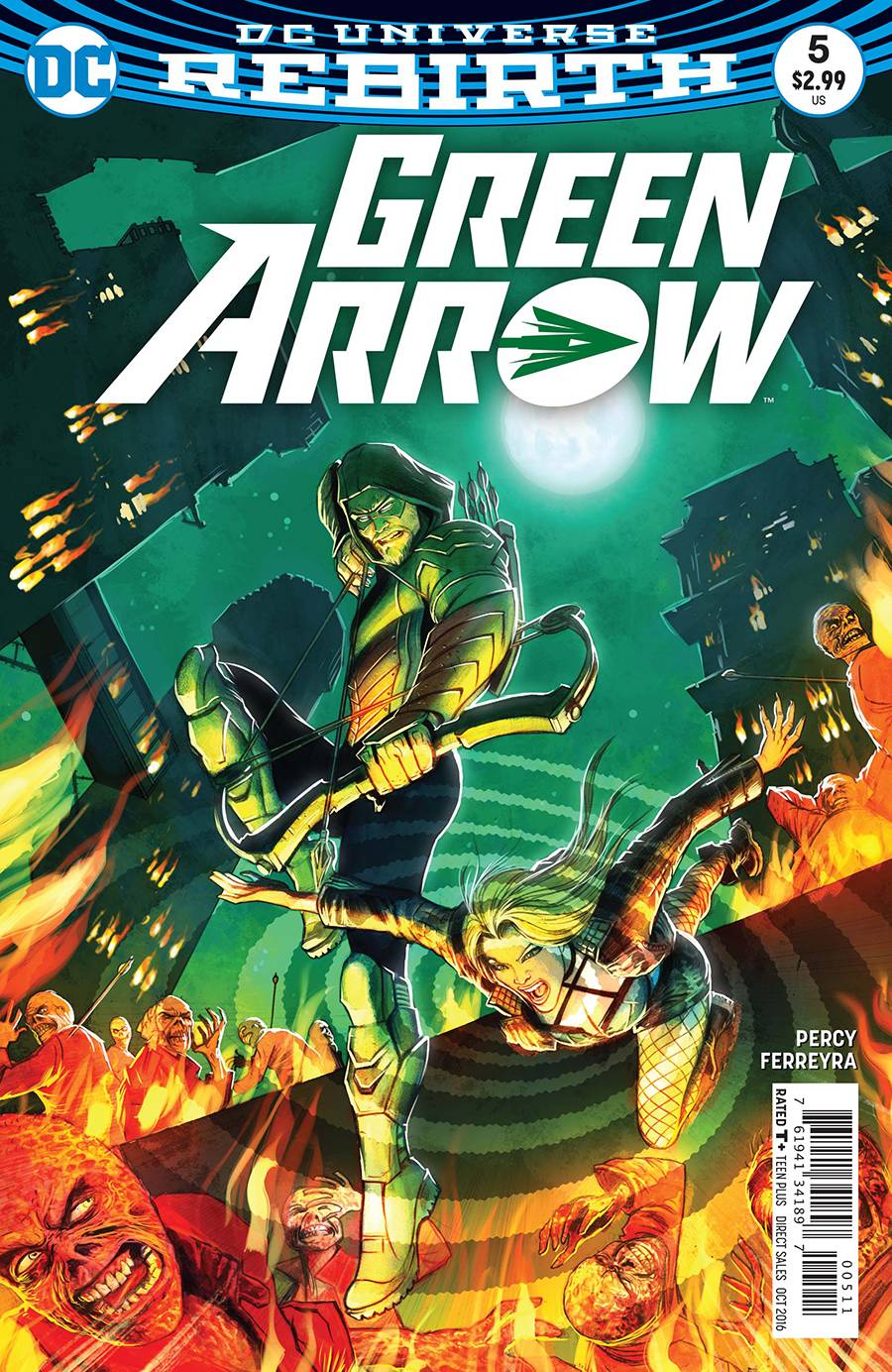 GREEN ARROW (REBIRTH) #5 2016 Green Arrow DC COMICS